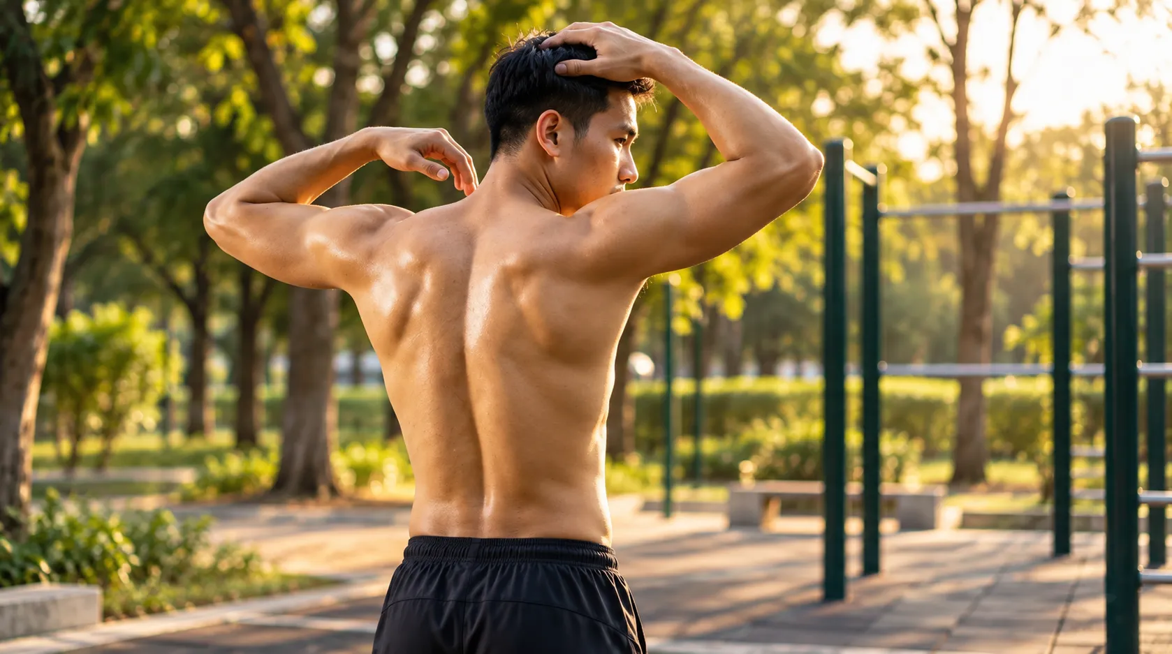 Người tập luyện thể thao ngoài trời